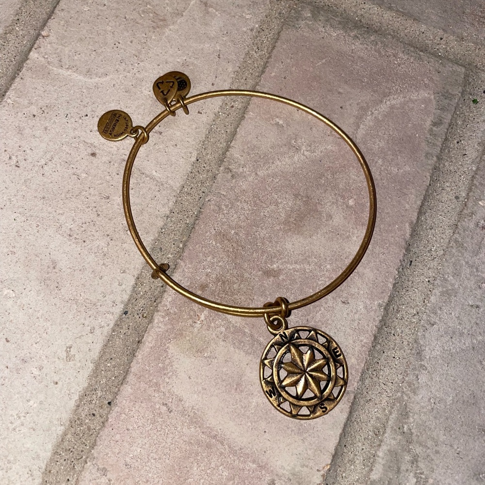 Alex and Ani Bracelet Gold Compass